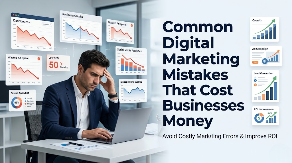 Common Digital Marketing Mistakes That Cost Businesses Money